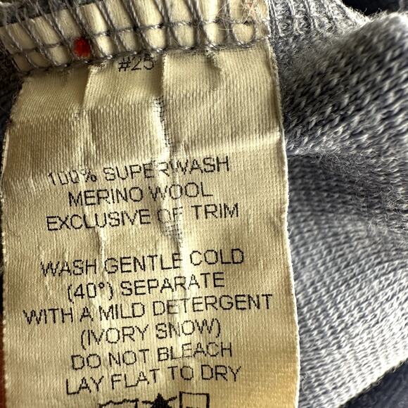 Ibex Merino Wool 1/4 Zip Base Layer Top High Neck Lightweight Outdoor Blue M - Picture 3 of 4